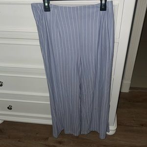 Blue flowy dress pants